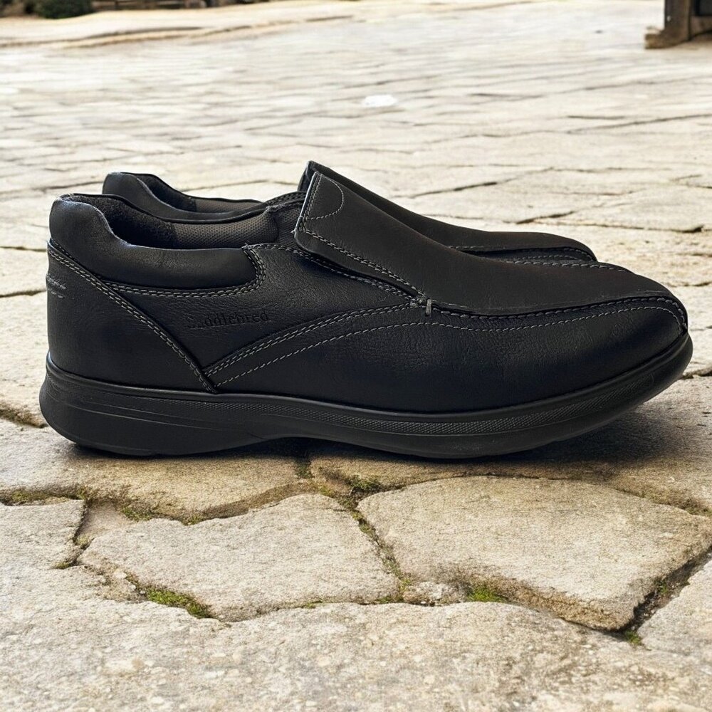 Saddlebred Tallon Black Loafers 10M Slip-On Dress Shoes Comfort Casual Office